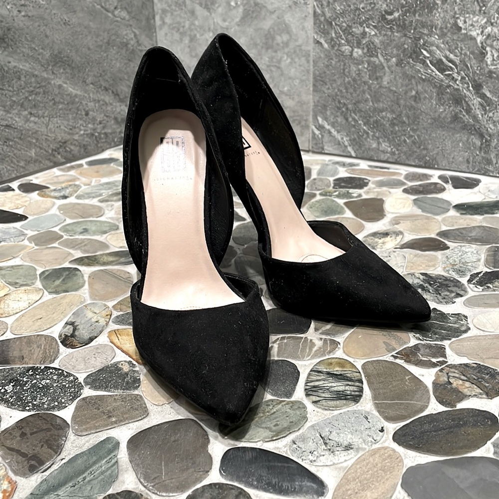 Black stilettos
